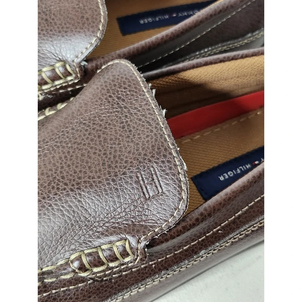 Tommy Hilfiger Mens Dathan Brown Loafer 9‎